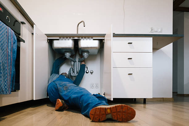 Professional Plumbing technician working in Hudgins, VA